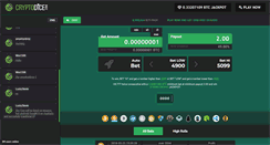 Desktop Screenshot of cryptodice.com